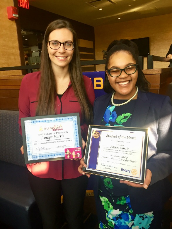February Rotary Club Student of the Month